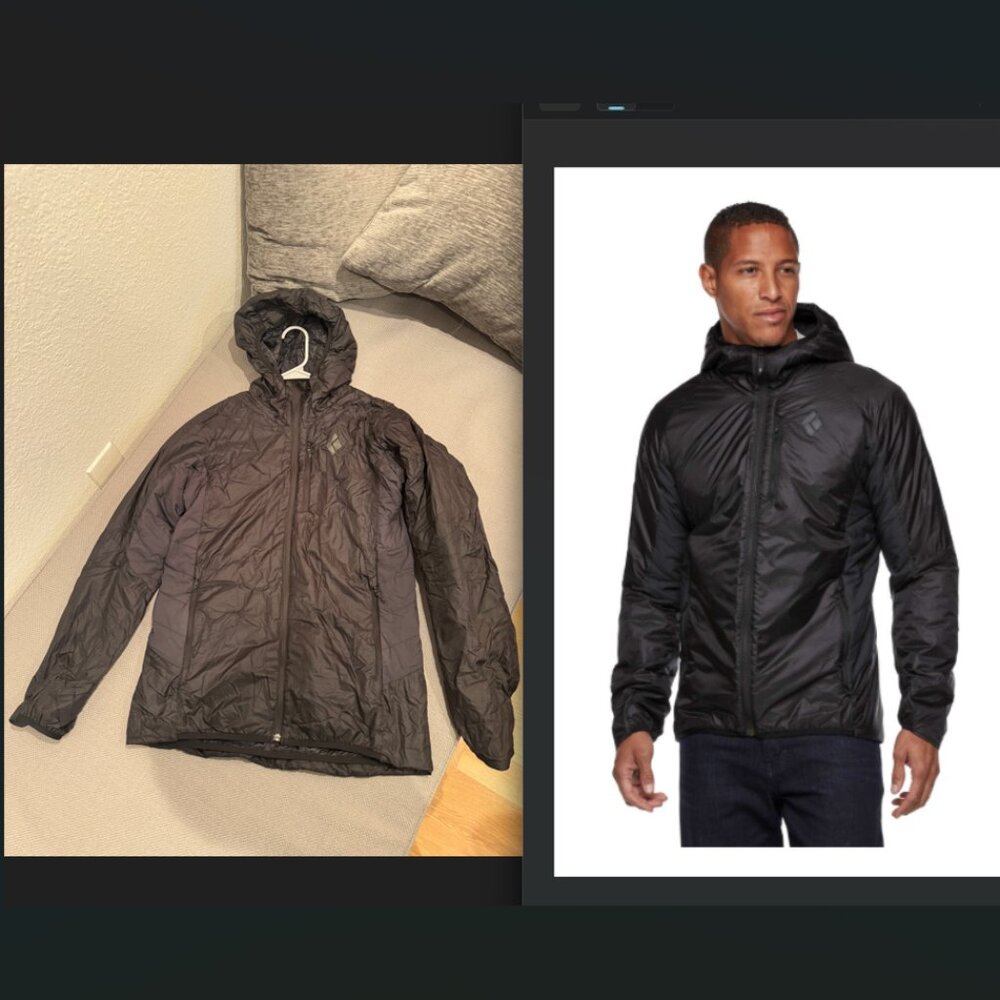 NEVER WORN Black Diamond Men's Medium - Vision Hybrid Hoody